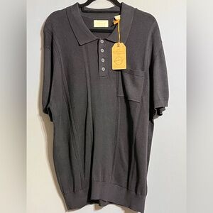 NWTS weatherproof sweater polo dark blue short sleeve size 2 XL